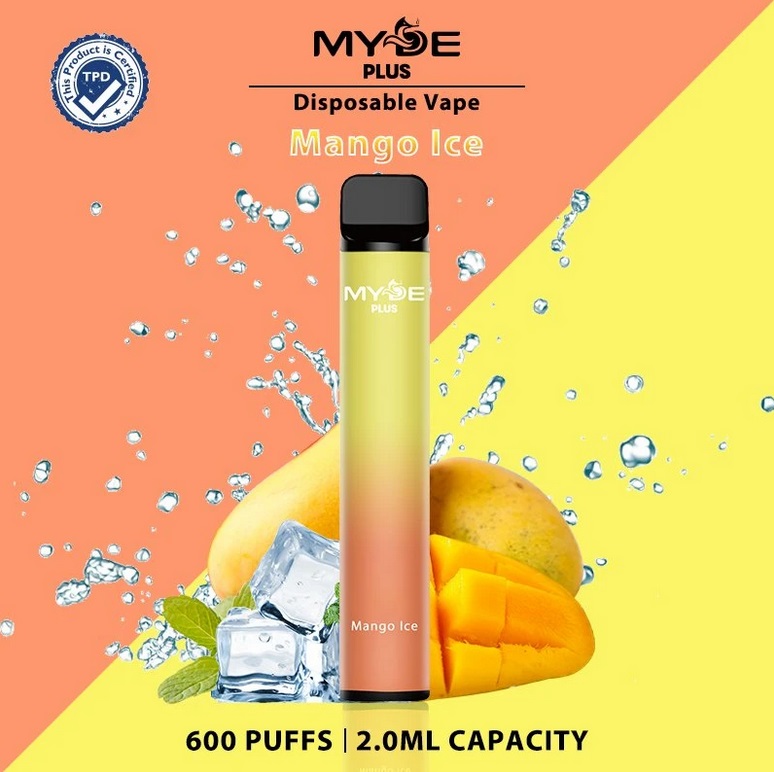 Einweg E-Zigaretten 10 x MYDE Plus 600 Mango Ice