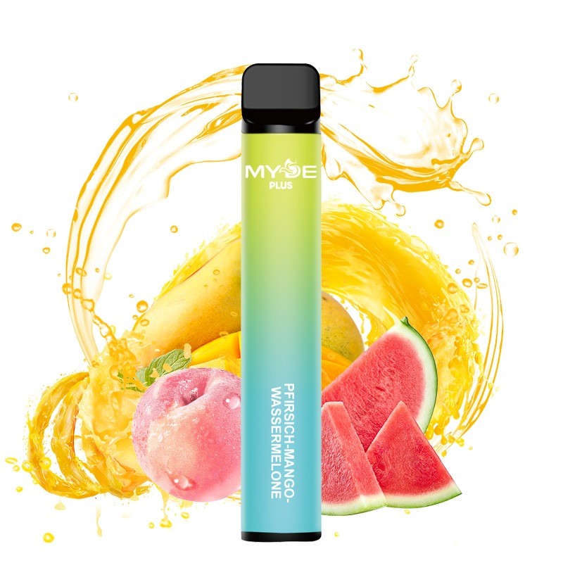 Einweg Vape MYDE Plus 600 Pfirsich-Mango-Melone
