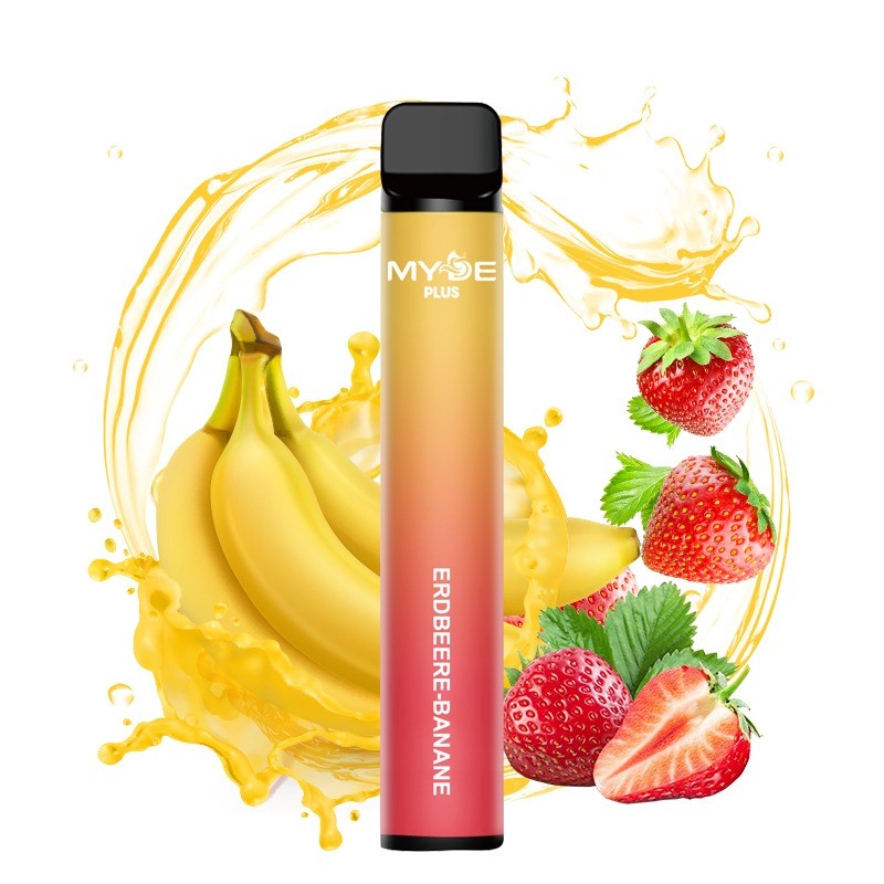 Einweg Vape MYDE Plus 600 Erdbeere-Banane