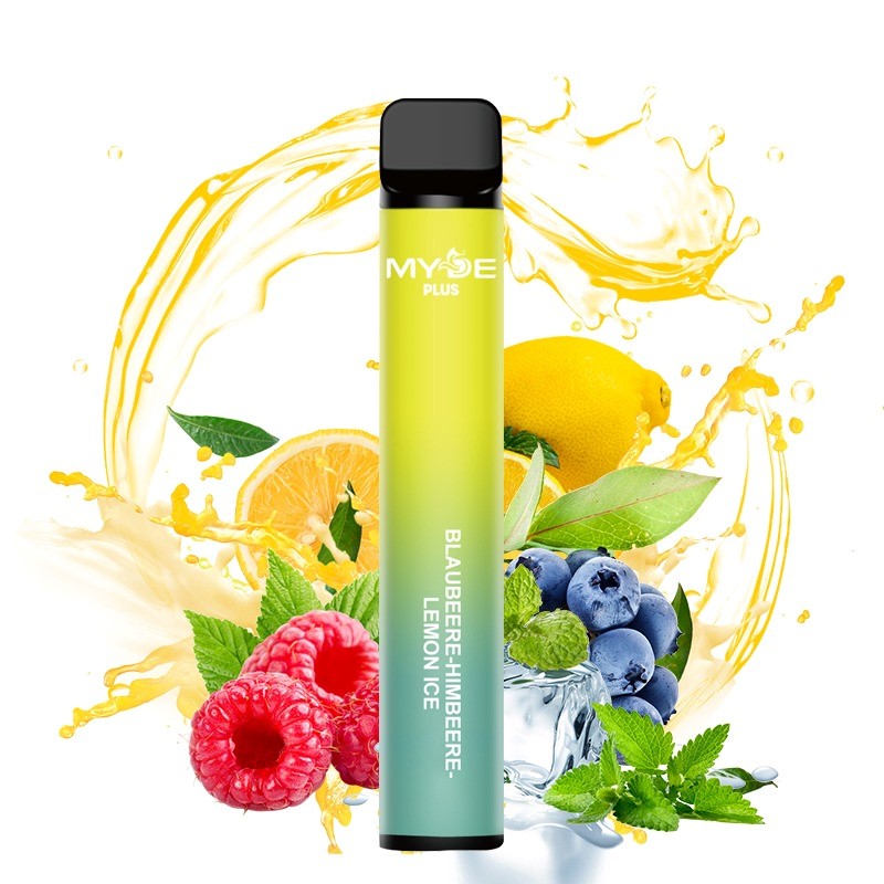 Einweg Vape MYDE Plus 600 Blaubeere-Himbeere-Lemon