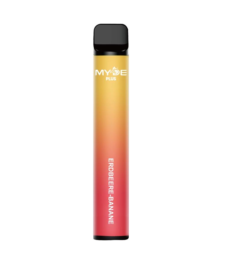 Einweg E-Zigaretten 10 x MYDE Plus 600 Erdbeere-Banane