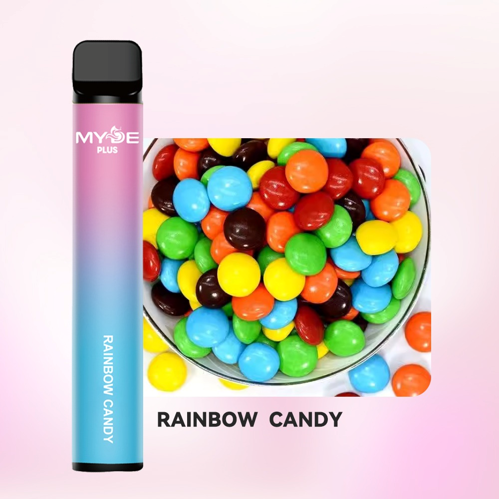 Einweg E-Zigaretten 10 x MYDE Plus 600 Rainbow Candy
