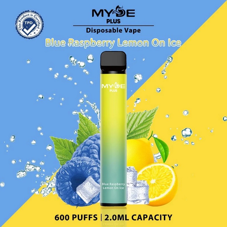 Einweg Vape MYDE Plus 600 Blaubeere-Himbeere-Lemon