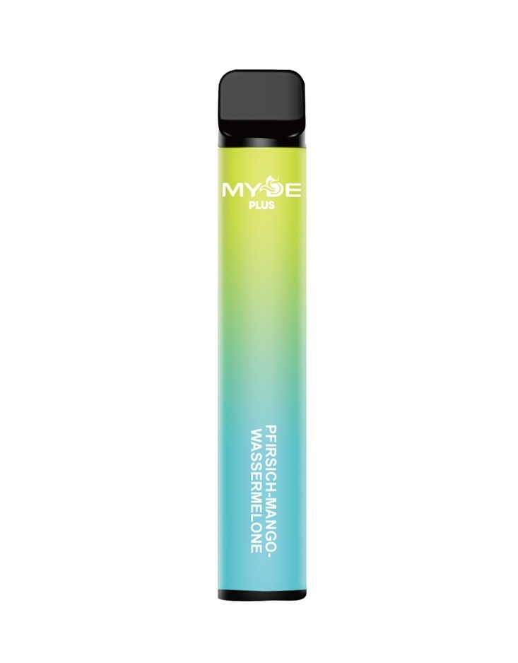Einweg E-Zigaretten 10 x MYDE Plus 600 Pfirsich-Mango-Melone